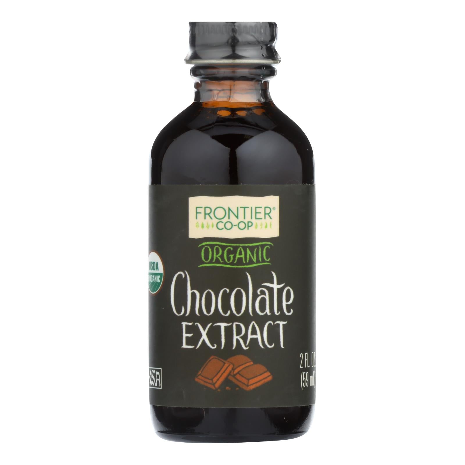 Frontier Herb Chocolate Extract - Organic - 2 Oz - Whole Green Foods