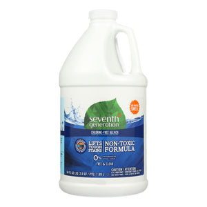 Seventh Generation Chlorine Free Bleach - Free And Clear - Case Of 6 - 64 Fl Oz. - Whole Green Foods