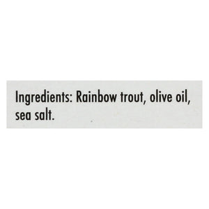 Cole's Smoked Rainbow Trout In Olive Oil - 3.2 Oz - Case Of 10 - Whole Green Foods