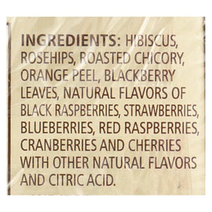 Celestial Seasonings Herbal Tea - Caffeine Free - Wild Berry Zinger - 20 Bags - Whole Green Foods