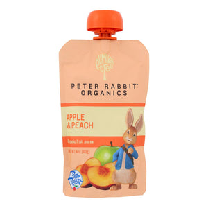 Peter Rabbit Organics Fruit Snacks - Peach And Apple - Case Of 10 - 4 Oz. - Whole Green Foods