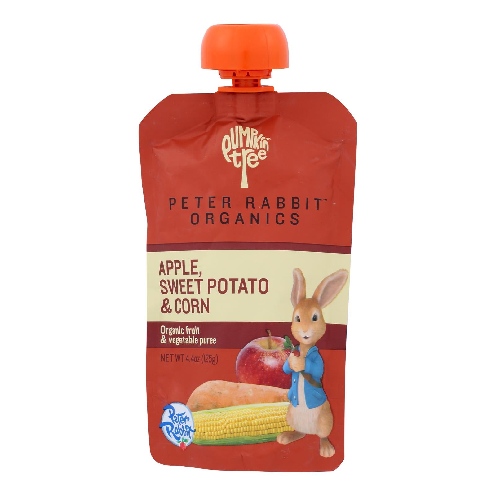 Peter Rabbit Organics Veggie Snacks - Sweet Potato Corn And Apple - Case Of 10 - 4.4 Oz. - Whole Green Foods