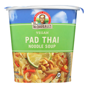 Dr. Mcdougall's Vegan Pad Thai Noodle Soup Big Cup - Case Of 6 - 2 Oz. - Whole Green Foods