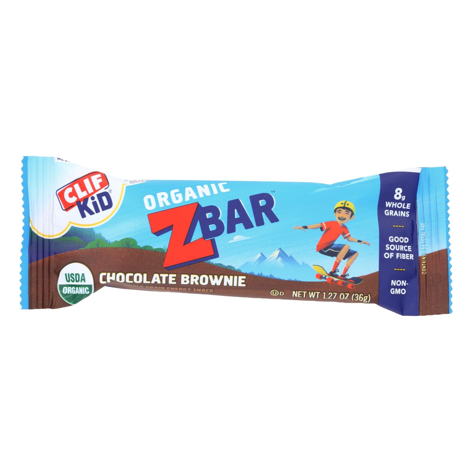 Clif Bar Zbar - Organic Chocolate Brownie - Case Of 18 - 1.27 Oz - Whole Green Foods
