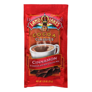 Land O Lakes Cocoa Classic Mix - Cinnamon And Chocolate - 1.25 Oz - Case Of 12 - Whole Green Foods