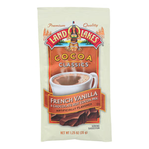 Land O Lakes Cocoa Classic Mix - French Vanilla And Chocolate - 1.25 Oz - Case Of 12 - Whole Green Foods