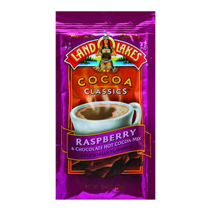 Land O Lakes Cocoa Classic Mix - Raspberry And Chocolate - 1.25 Oz - Case Of 12 - Whole Green Foods