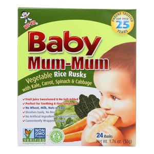 Hot Kid Baby Mum Rice Husk - Vegetable - Case Of 6 - 1.76 Oz. - Whole Green Foods