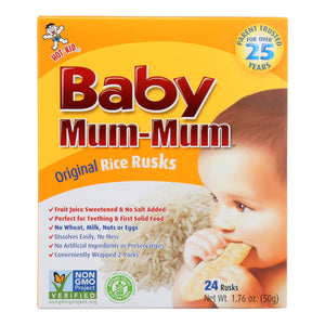 Hot Kid Baby Mum Rice Biscuit - Case Of 6 - 1.76 Oz. - Whole Green Foods