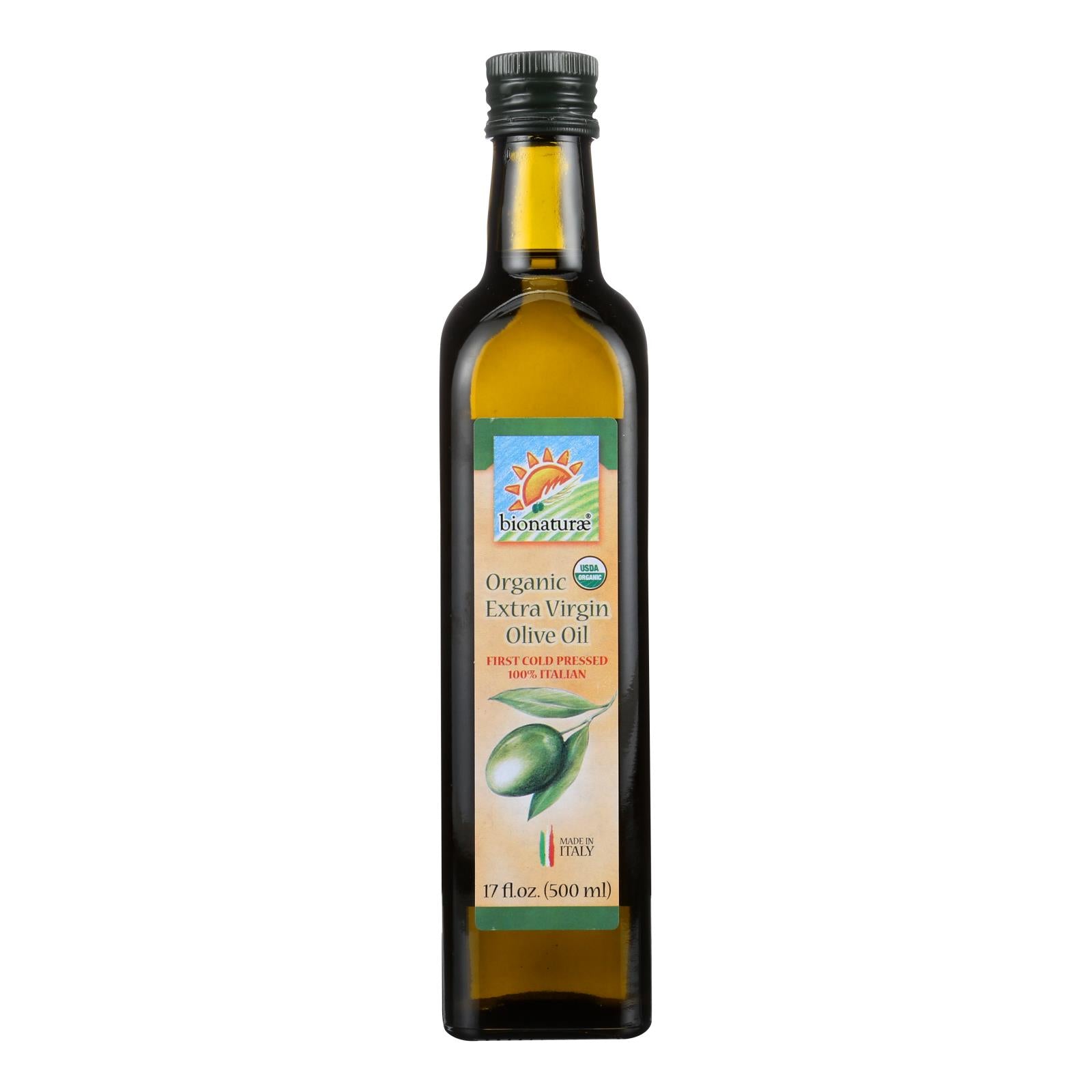 Bionaturae Olive Oil - Organic - Extra Virgin - 17 Oz - 1 Each - Whole Green Foods