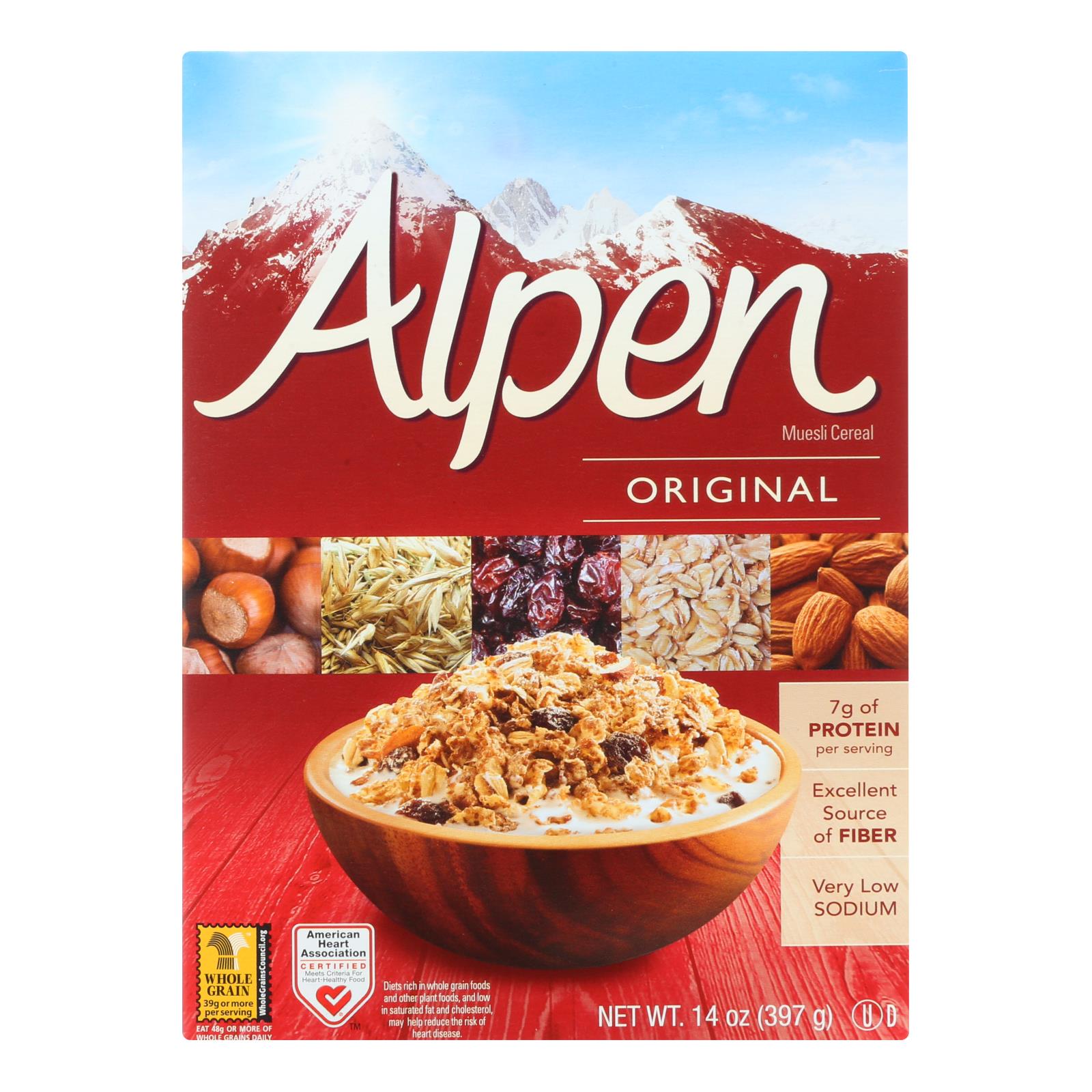 Alpen Original Muesli Cereal - 14 Oz. - Whole Green Foods