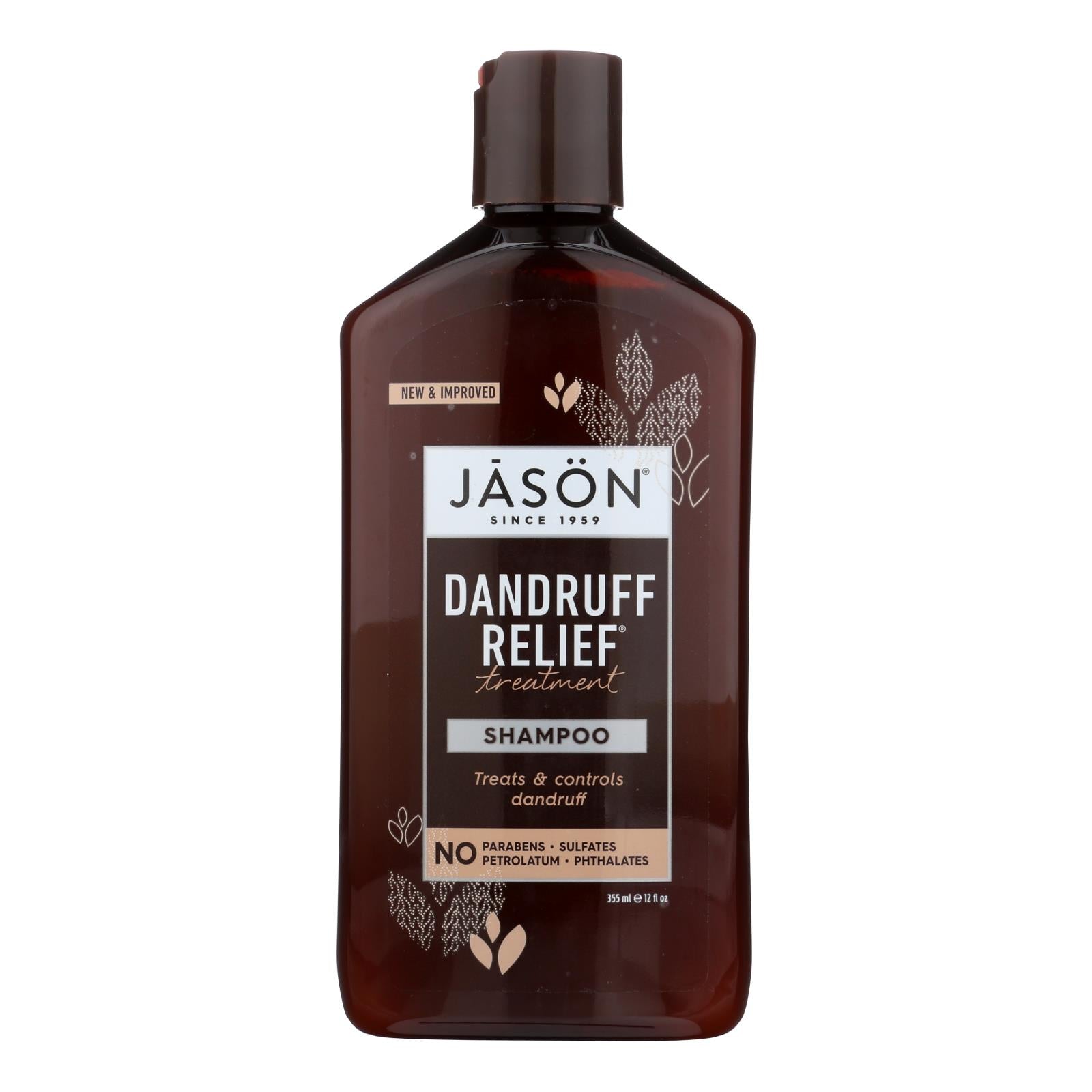 Jason Dandruff Relief Shampoo - 12 Fl Oz - Whole Green Foods