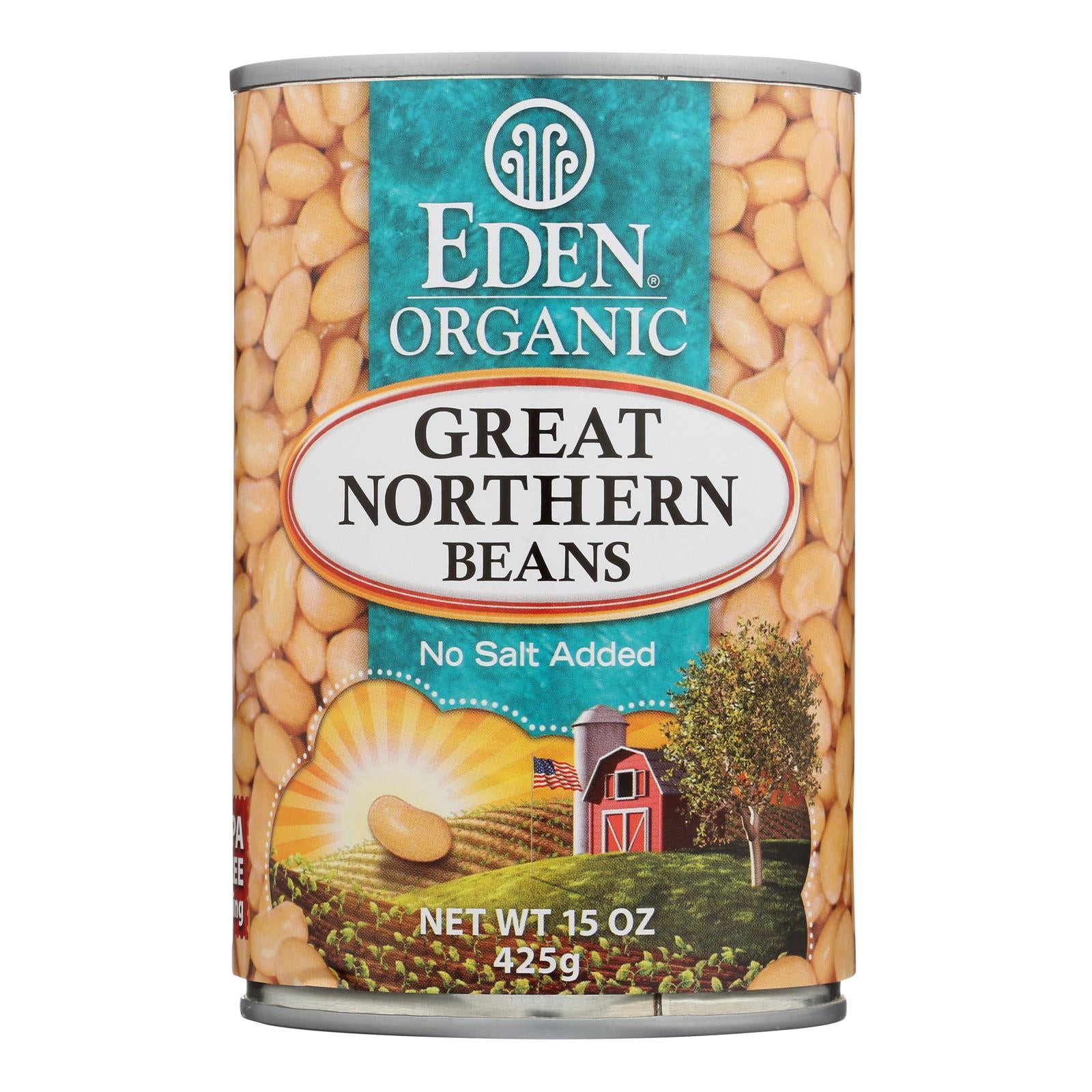Eden Foods Great Northern Beans Organic - Case Of 12 - 15 Oz. - Whole Green Foods