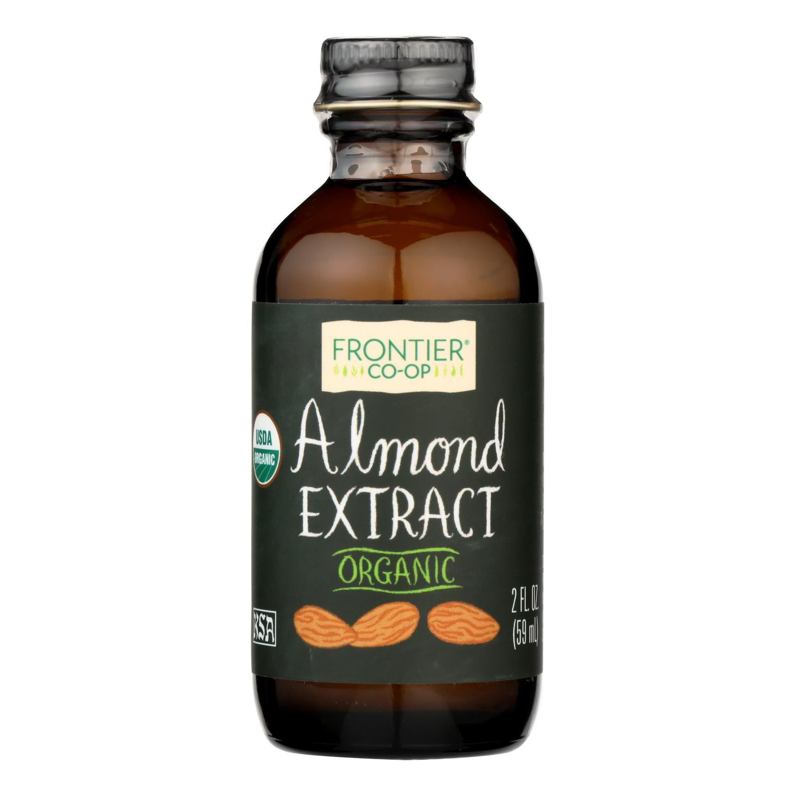 Frontier Herb Almond Extract - Organic - 2 Oz - Whole Green Foods