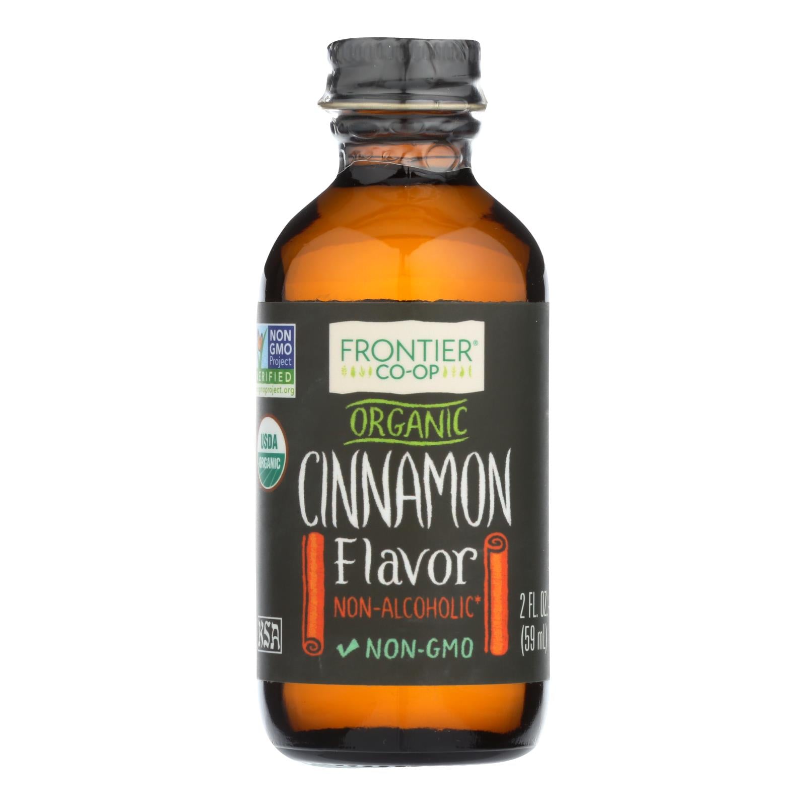 Frontier Herb Cinnamon Flavor - Organic - 2 Oz - Whole Green Foods