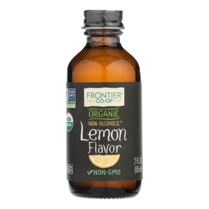 Frontier Herb Lemon Flavor - Organic - 2 Oz - Whole Green Foods