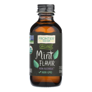 Frontier Herb Mint Flavor - Organic - 2 Oz - Whole Green Foods