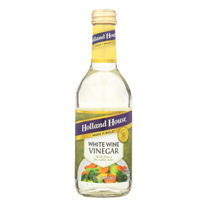 Holland House Holland House White Wine Vinegar - Vinegar - Case Of 6 - 12 Fl Oz. - Whole Green Foods