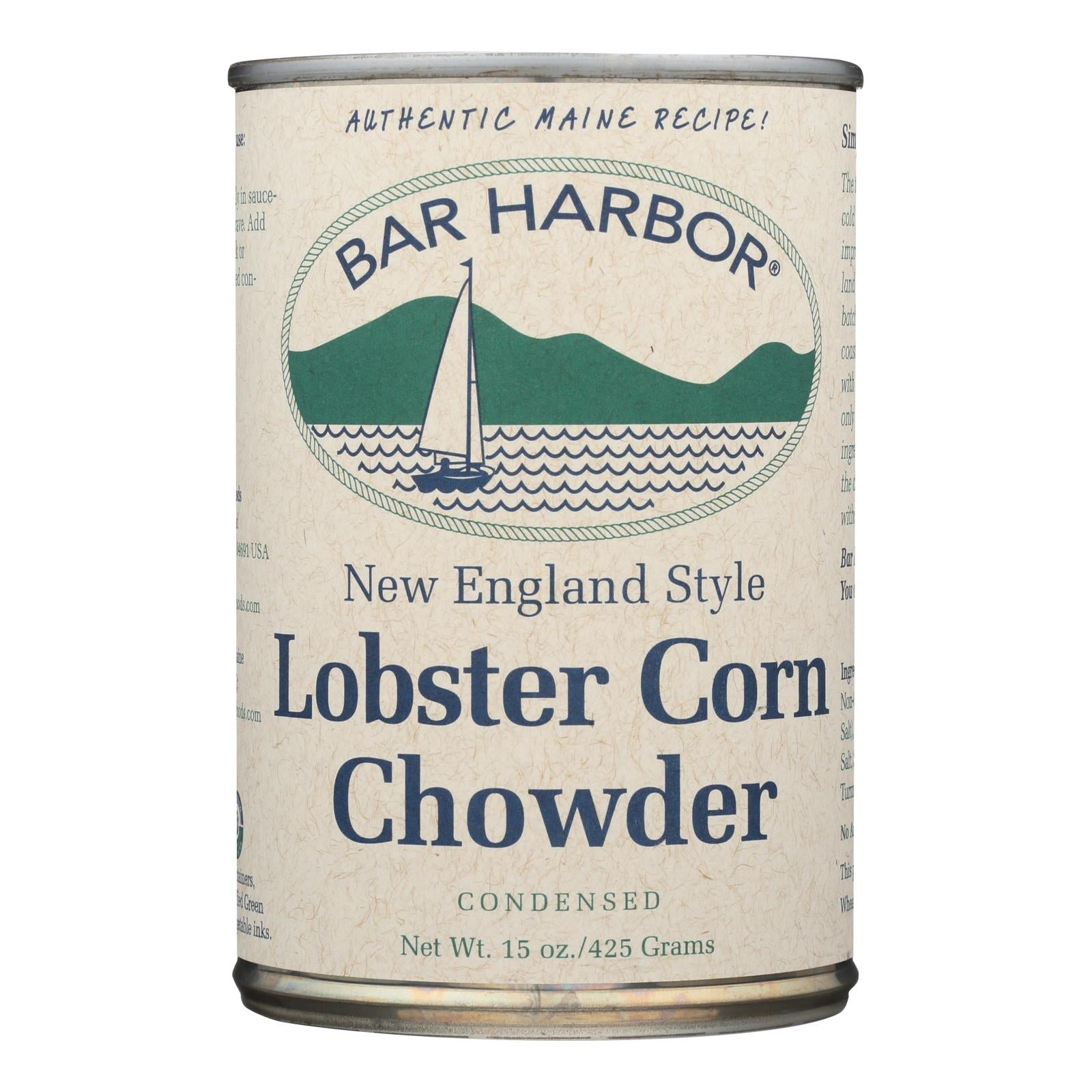Bar Harbor - Lobster Corn Chowder - Case Of 6 - 15 Oz. - Whole Green Foods