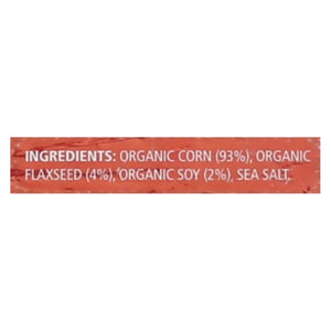 Real Foods Organic Corn Thins - Soy And Linseed - Case Of 6 - 5.3 Oz. - Whole Green Foods