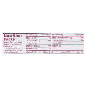 Nature's Bakery Stone Ground Whole Wheat Fig Bar - Original - Case Of 12 - 2 Oz. - Whole Green Foods