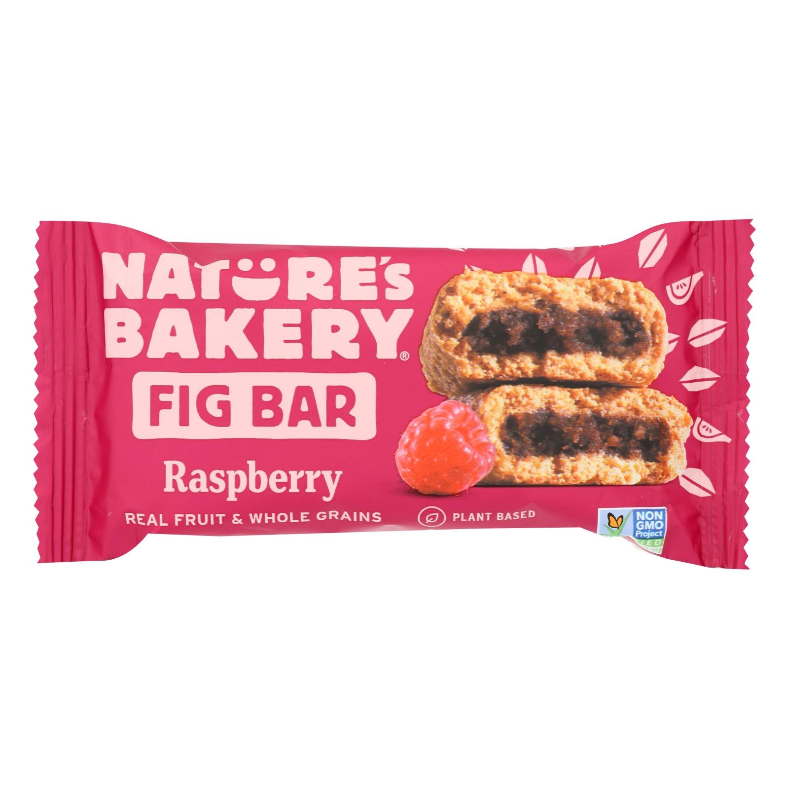 Nature's Bakery Stone Ground Whole Wheat Fig Bar - Raspberry - 2 Oz - Case Of 12 - Whole Green Foods