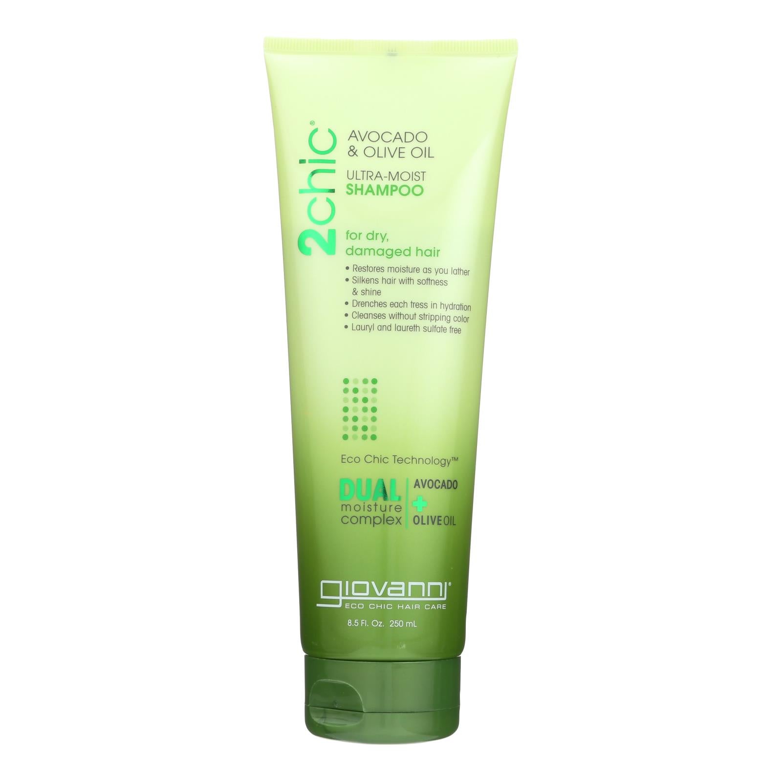 Giovanni Hair Care Products Shampoo - 2chic Avocado And Olive Oil - 8.5 Oz - Whole Green Foods