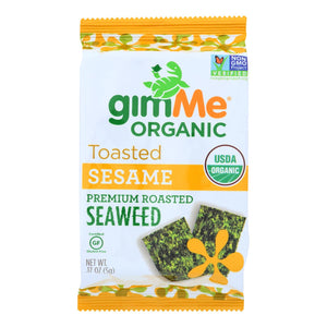 Gimme Organic Roasted Sesame - Case Of 12 - 0.17 Oz. - Whole Green Foods
