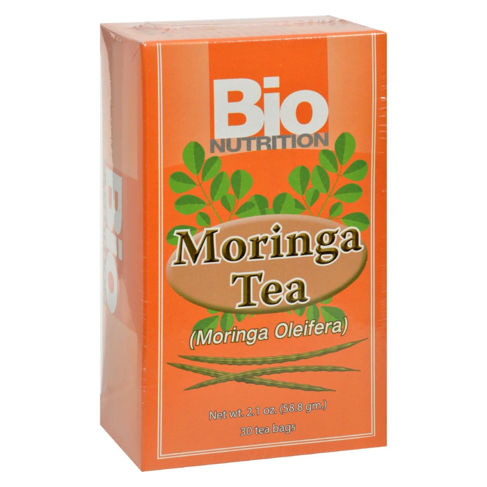 Bio Nutrition - Tea - Moringa - 30 Count - Whole Green Foods