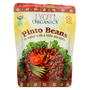 Jyoti Cuisine India Pinto Beans - Case Of 6 - 10 Oz. - Whole Green Foods