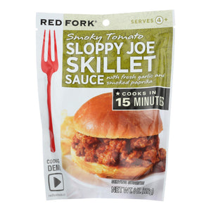 Red Fork Skillet Sauce - Sloppy Joe - Case Of 6 - 8 Oz. - Whole Green Foods
