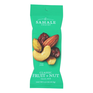 Sahale Snacks Trail Mix - Classic Fruit And Nut Blend - 1.5 Oz - Case Of 9 - Whole Green Foods