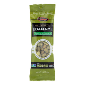 Seapoint Farms Edamame - Dry Roasted - Spicy Wasabi - 1.58 Oz - Case Of 12 - Whole Green Foods