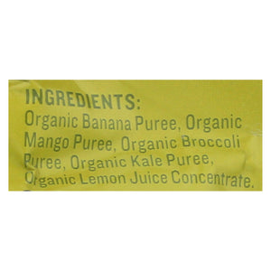 Peter Rabbit Organics Veggie Snacks - Kale Broccoli And Mango With Banana - Case Of 10 - 4.4 Oz. - Whole Green Foods