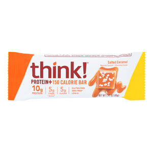 Think Products Thinkthin Bar - Lean Protein Fiber - Caramel - 1.41 Oz - 1 Case - Whole Green Foods