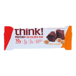 Think Products Thinkthin Bar - Lean Protein Fiber - Chocolate Peanut - 1.41 Oz - 1 Case - Whole Green Foods