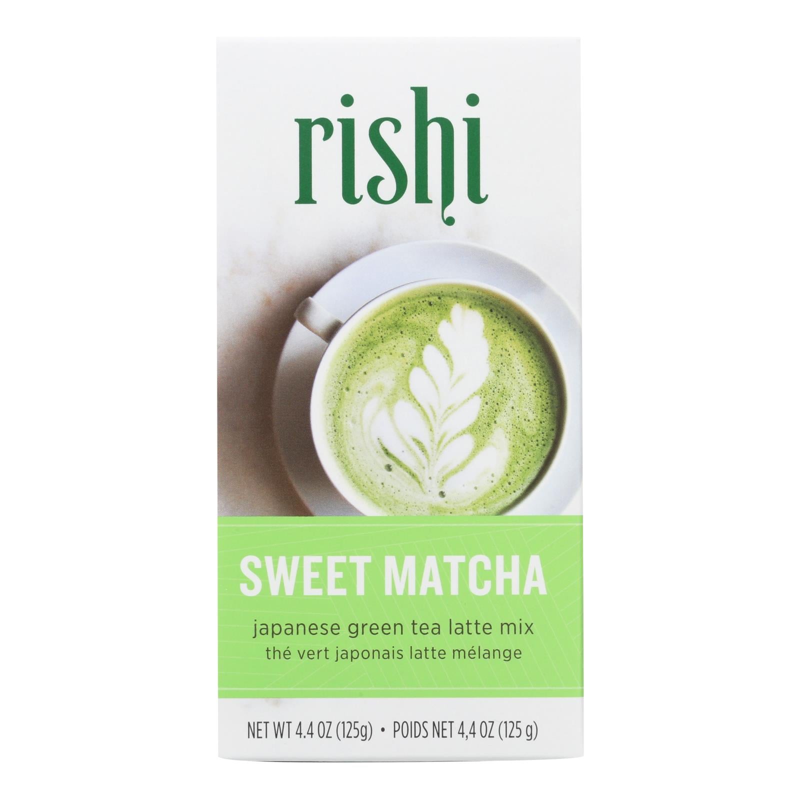 Rishi - Green Tea Powder - Sweet Matcha - Case Of 6 - 4.4 Oz - Whole Green Foods