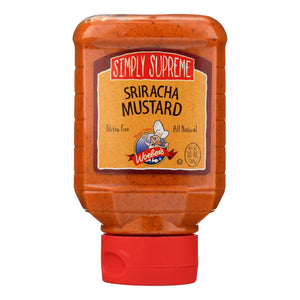 Woeber's Simply Supreme Sriracha Mustard - Case Of 6 - 10 Oz. - Whole Green Foods