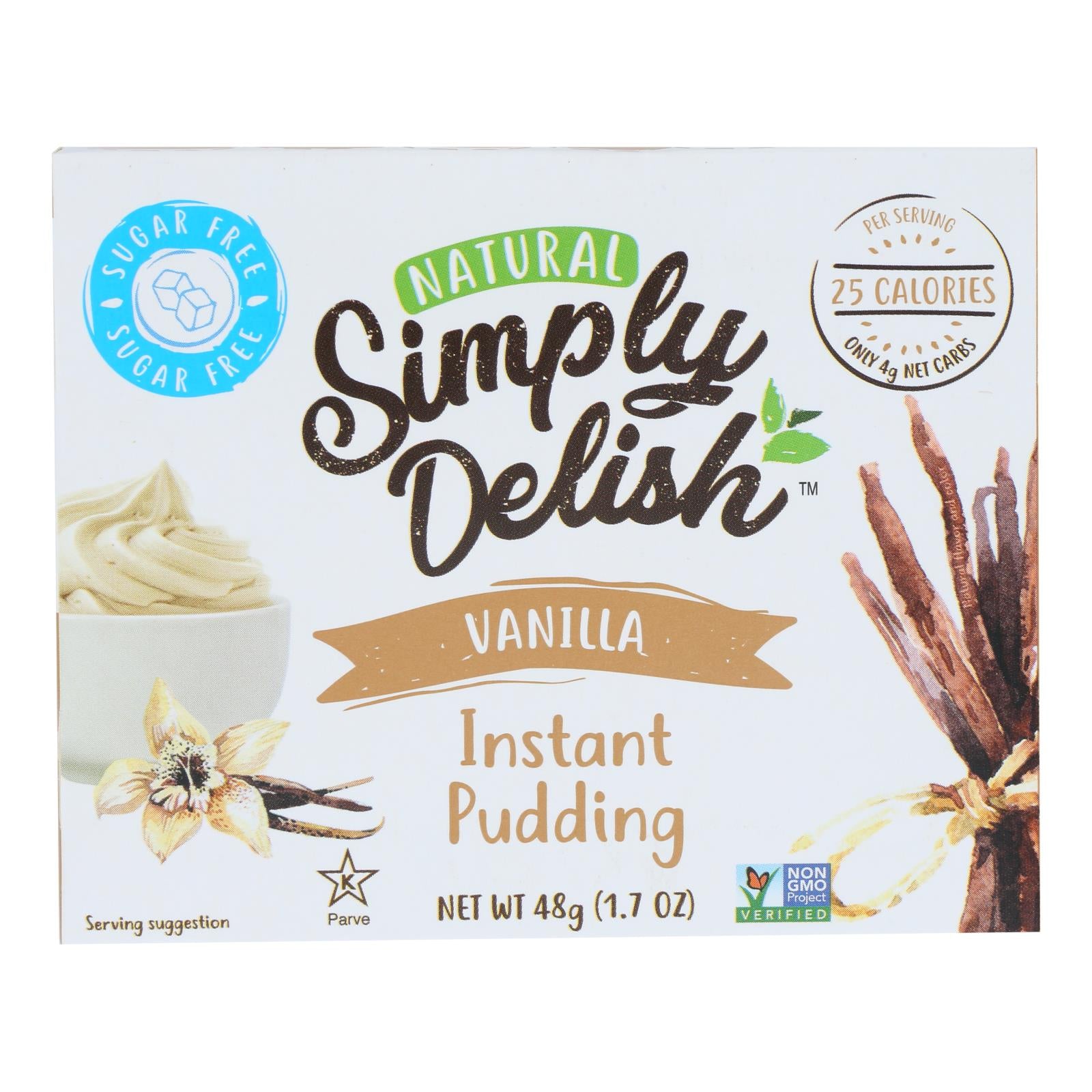 Simply Delish Pudding Mix - Vanilla - Case Of 6 - 1.7 Oz - Whole Green Foods