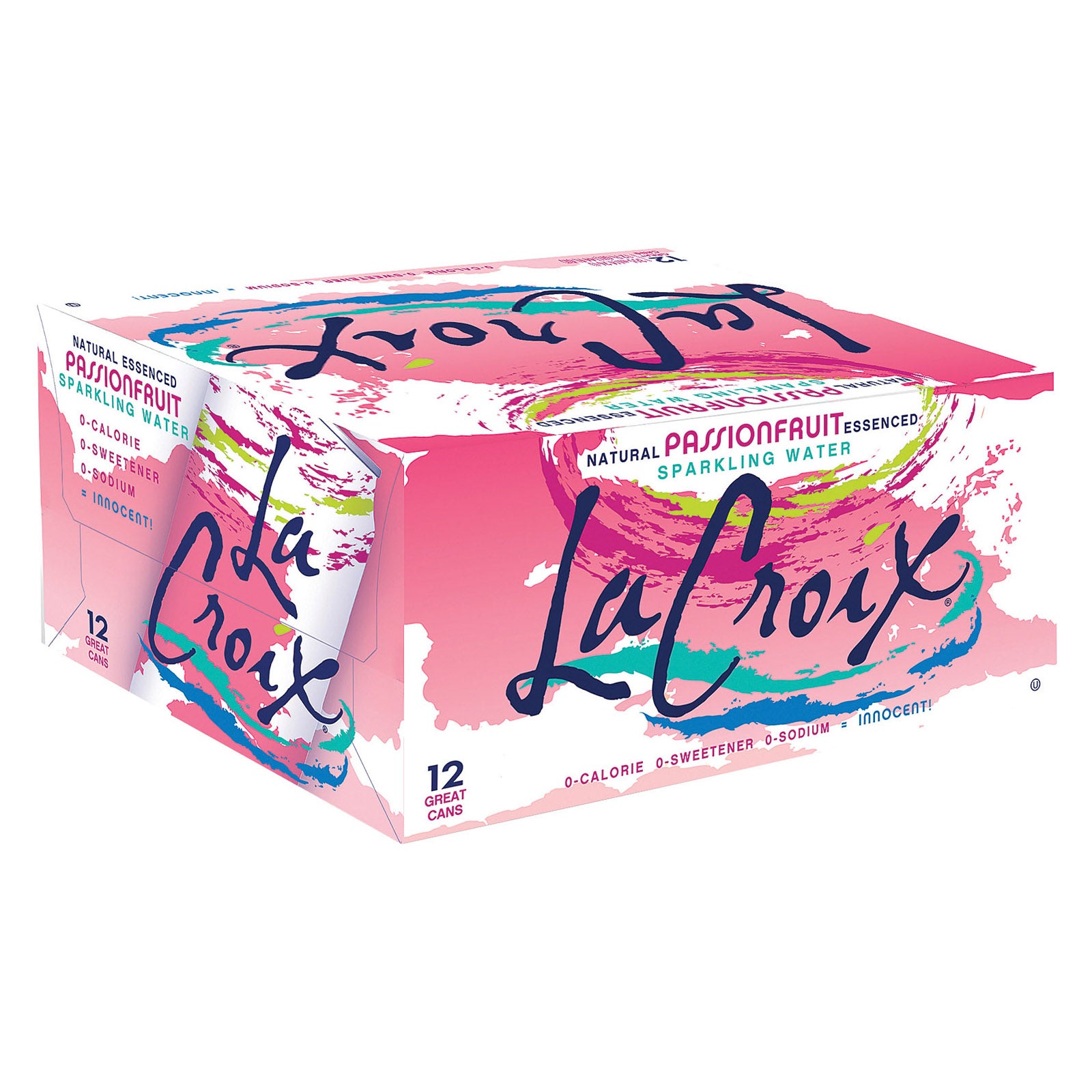Lacroix Sparkling Water - Passionfruit - Case Of 2 - 12-12 Fl Oz - Whole Green Foods