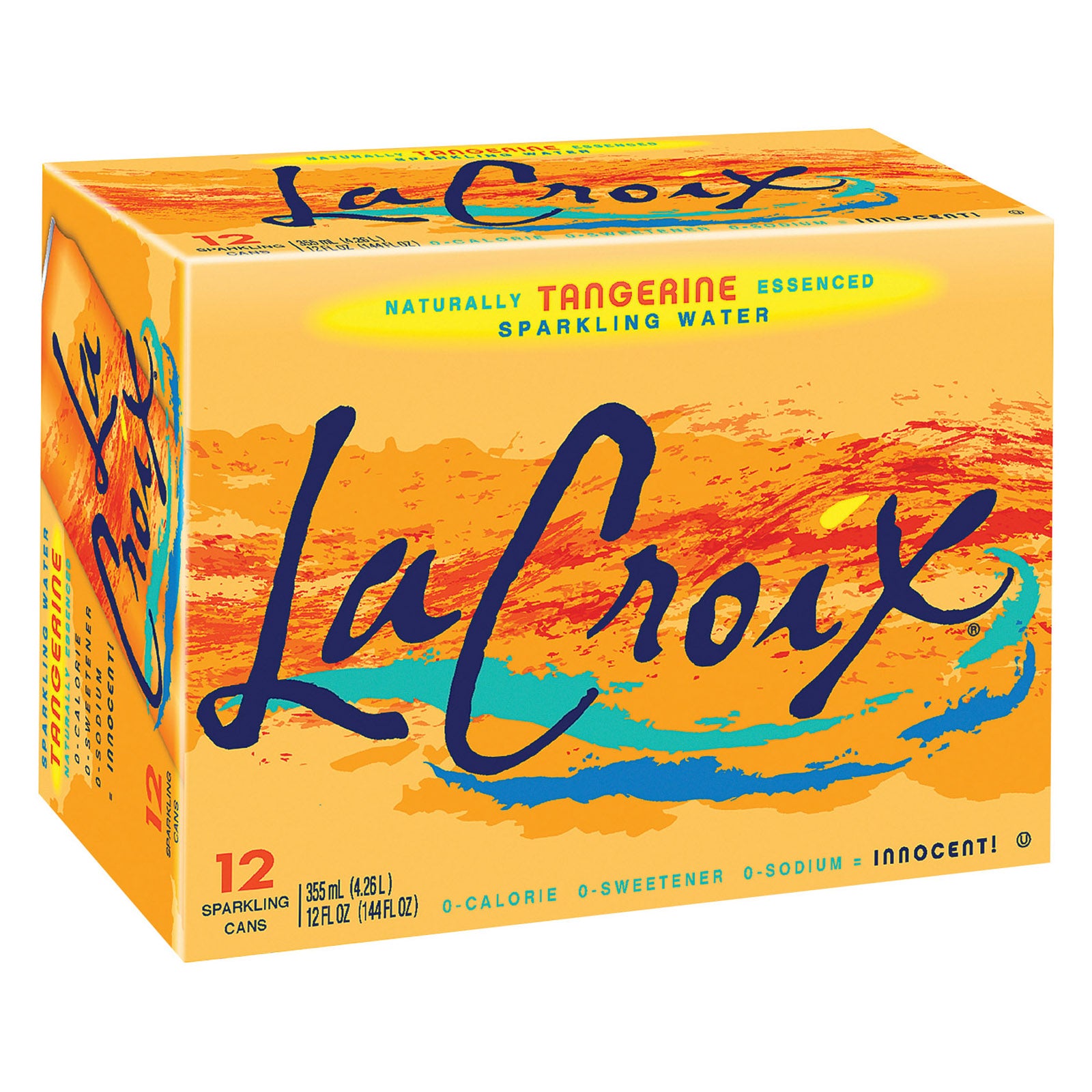 Lacroix Sparkling Water - Tangerine - Case Of 2 - 12-12 Fl Oz - Whole Green Foods