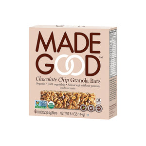 Made Good Granola Bar - Chocolate Chip - Case Of 6 - 5 Oz. - Whole Green Foods
