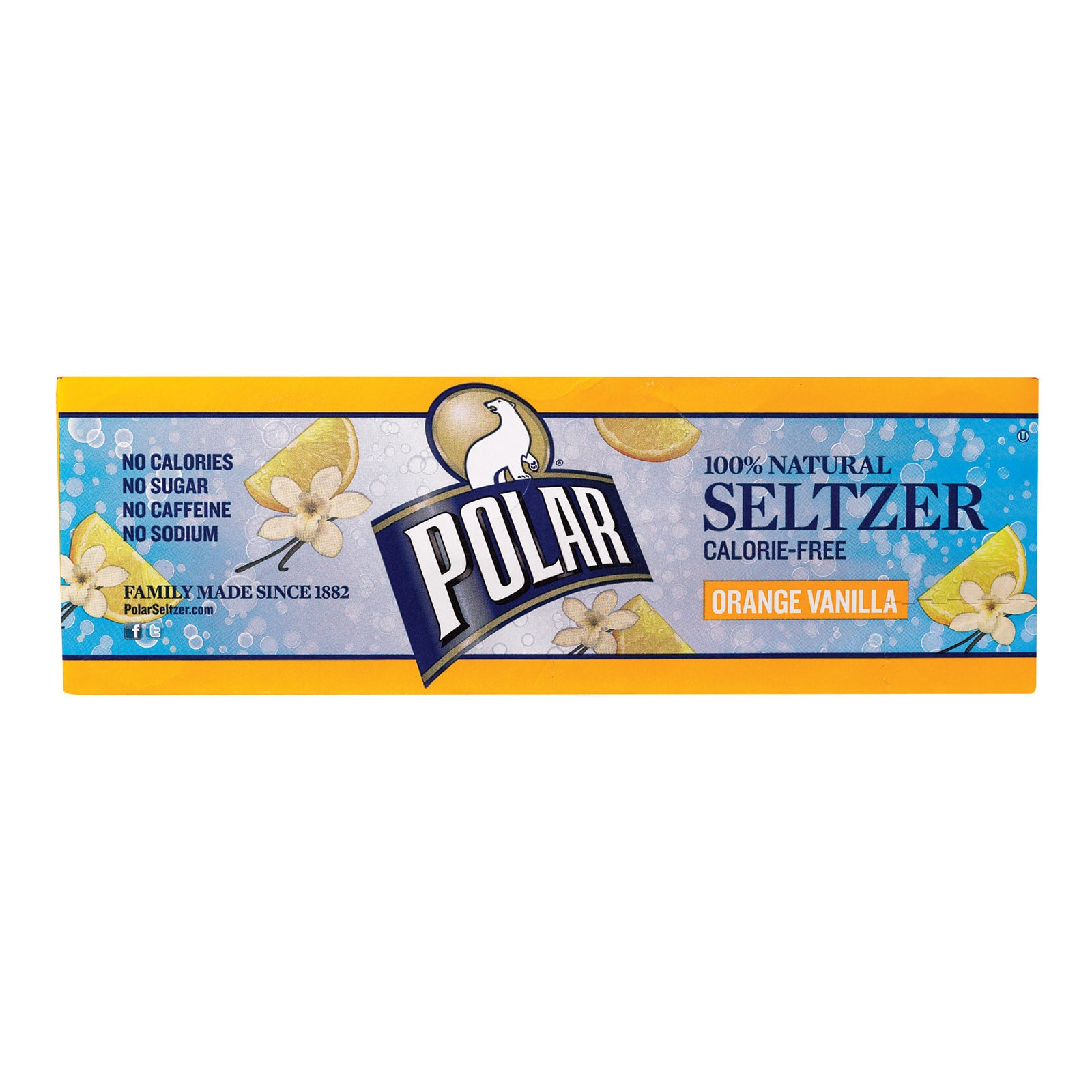 Polar Beverages Seltzer - Vanilla 12pk - 12-12 Fl Oz - Whole Green Foods