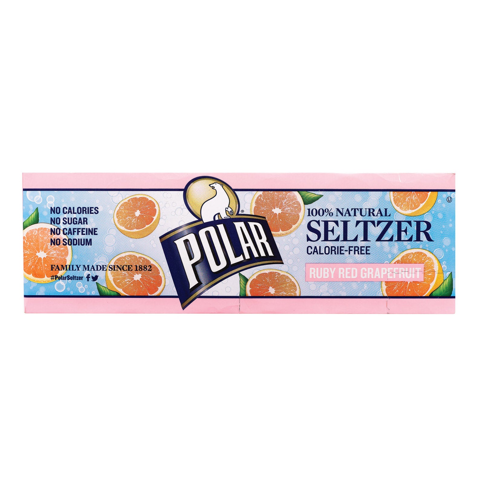 Polar Beverages Soda - Grapefruit - Seltzer - 12-12 Fl Oz - Whole Green Foods