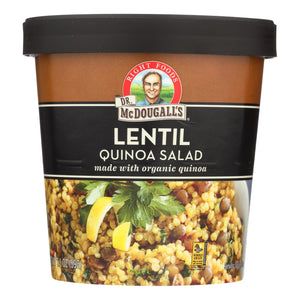 Dr. Mcdougall's Salad - Quinoa - Organic - Lentil - Case Of 6 - 2.1 Oz - Whole Green Foods