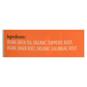 Paromi Tea - Green Tumeric Ginger - Cs Of 6-15 Ct - Whole Green Foods