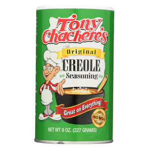 Tony Chachere's Seasoning - Creole - Case Of 6 - 8 Oz - Whole Green Foods