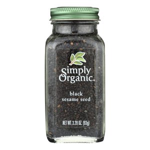 Simply Organic Spice - Organic - Sesame Seed - Black - Case Of 6 - 3.28 Oz - Whole Green Foods