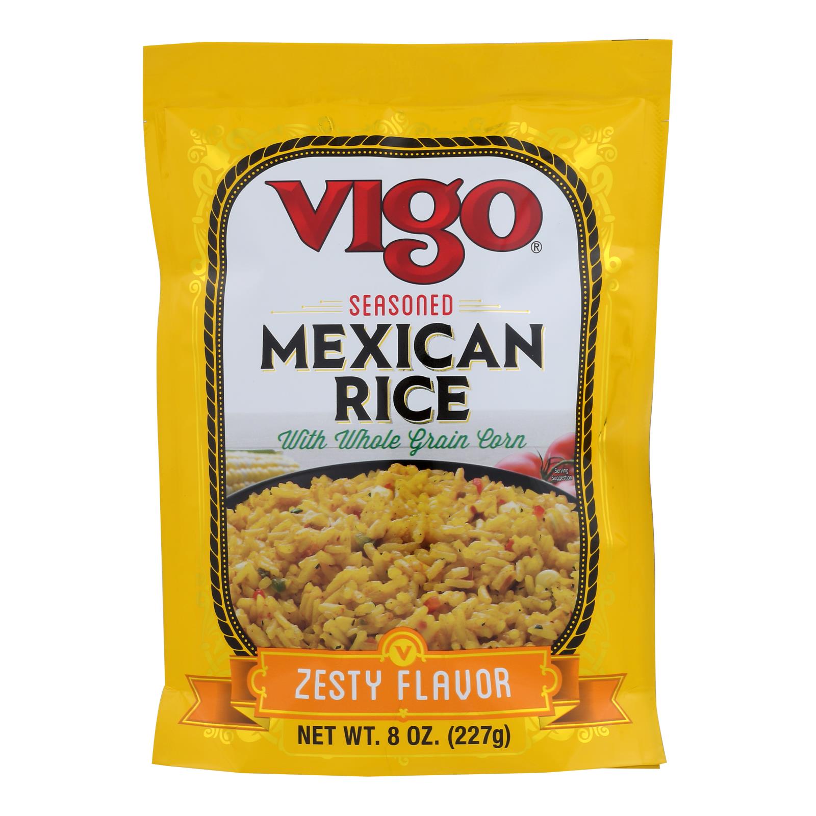 Vigo Rice - Mexican - Upright - Case Of 6 - 8 Oz - Whole Green Foods