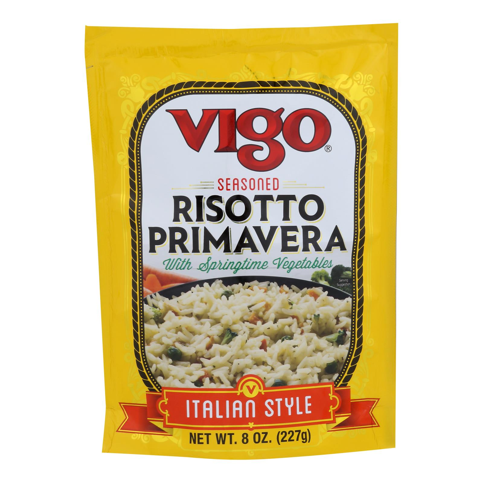 Vigo Rice - Risotto - Primavera - Case Of 6 - 8 Oz - Whole Green Foods